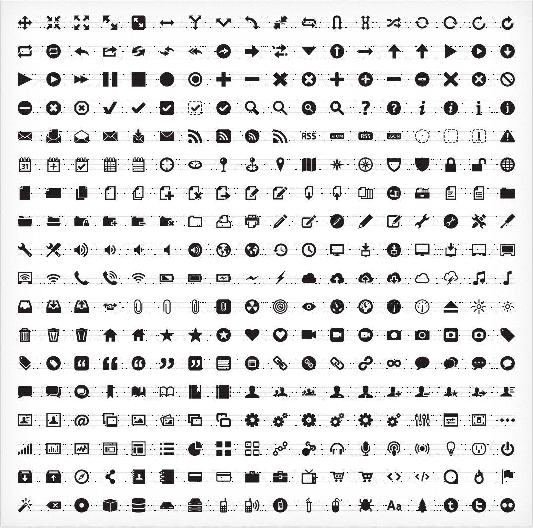 1074x1064 Best Free Icon Fonts