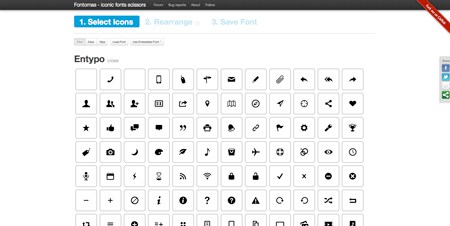 450x226 Icon Font Generator