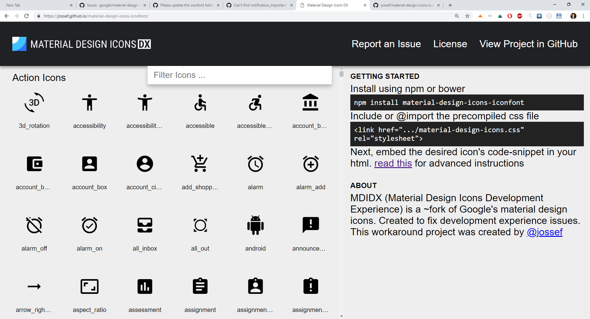 1920x1040 Md Icons Not Working In Issue