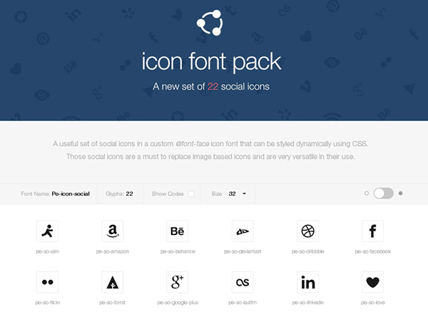 600x438 Free Download Social Icon Font Set Css Html Fonts