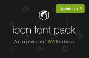 302x200 Stroke Icon Font Set Icon Fonts Pixeden
