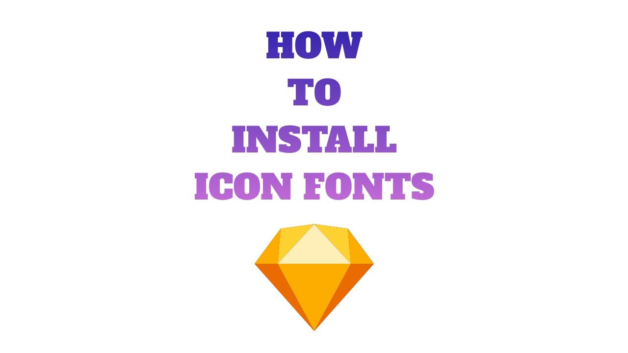 1280x720 How To Install Icon Fonts In Sketch App