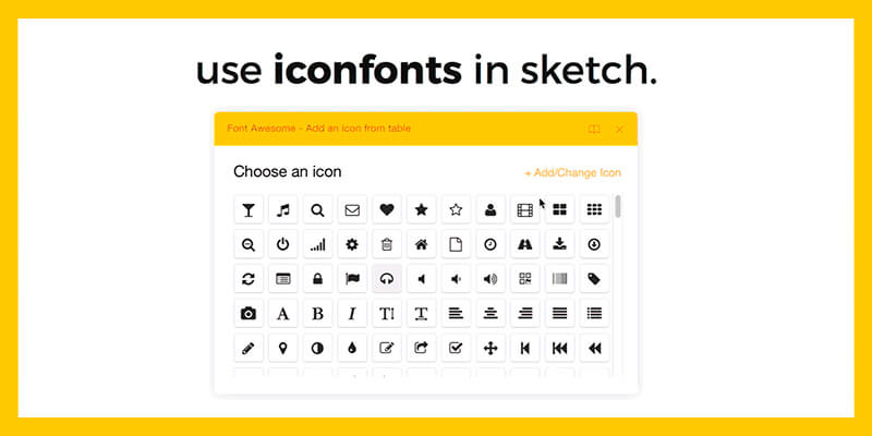 800x400 Icon Fonts Sketch Plugin Bypeople