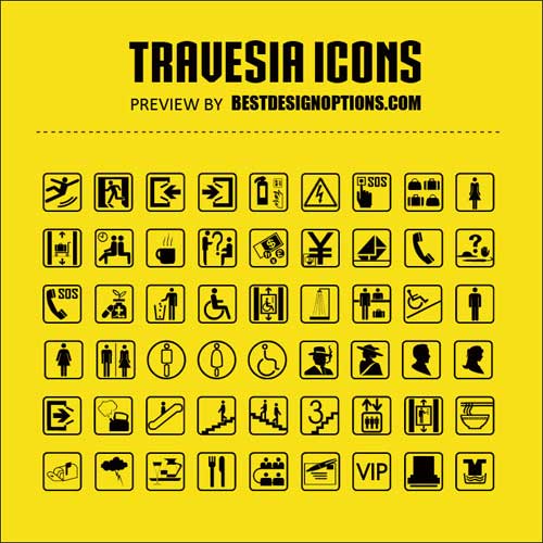 500x500 Symbol Fonts You Can Use As Icons In Your Designs