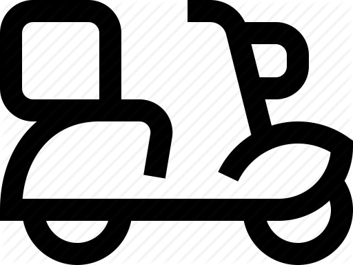 512x384 Delivery, Food, Food Delivery, Pizza, Scooter Icon