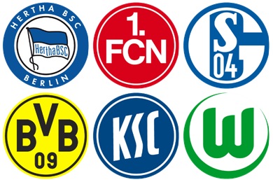 390x260 German Football Club Iconset