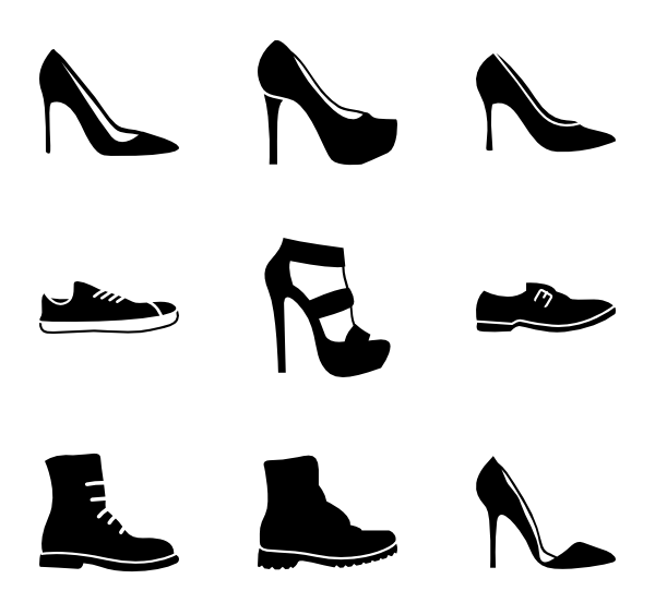 Footwear Icons 600x564 Footwear Icons