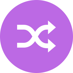 256x256 Shuffle Icon Flat