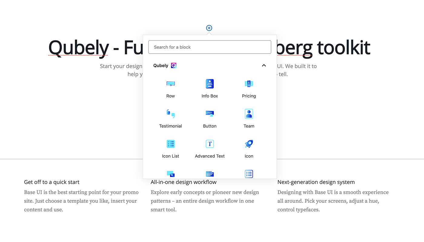 1400x800 Advanced Gutenberg Blocks Qubely Wordpress Plugin