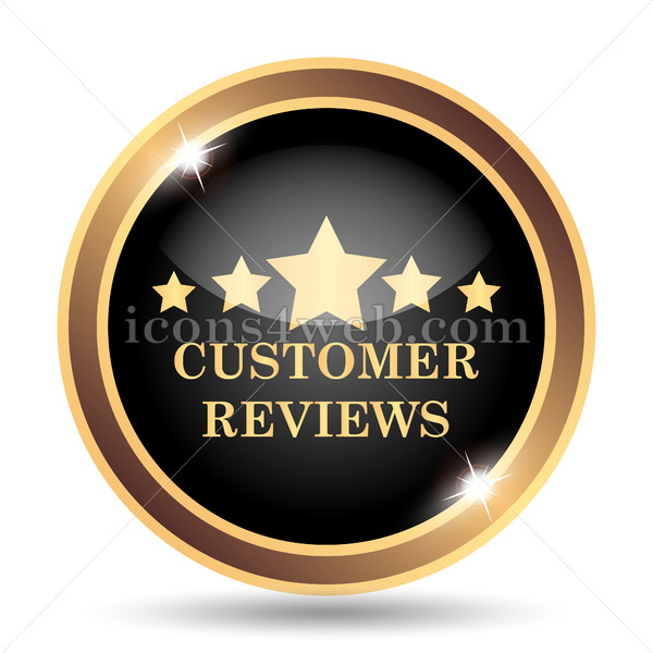 600x600 Customer Reviews Gold Icon