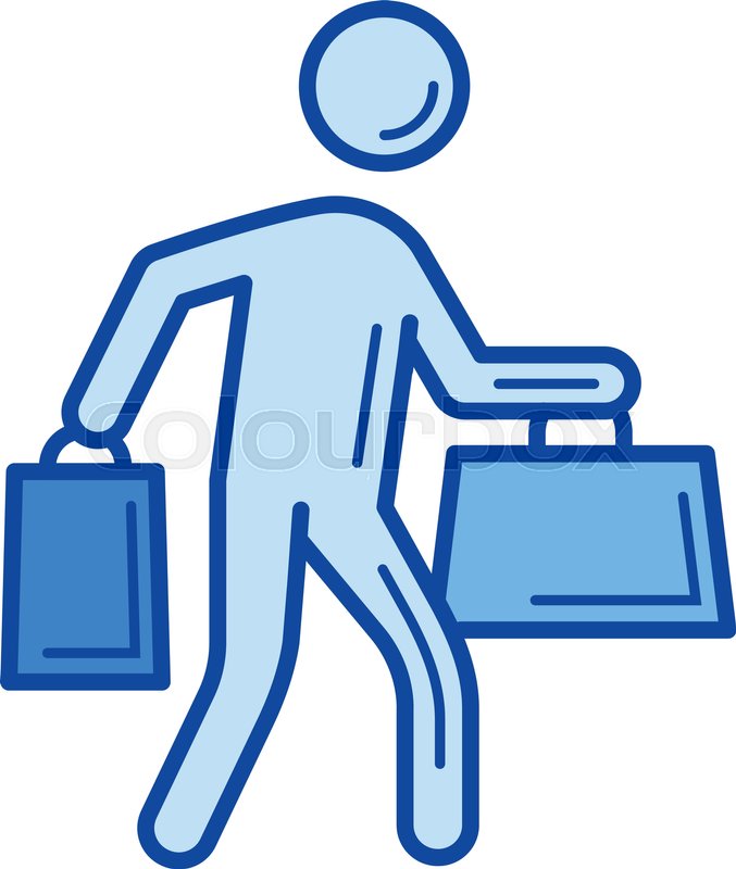 677x800 Retail Customer Vector Line Icon Stock Vector Colourbox