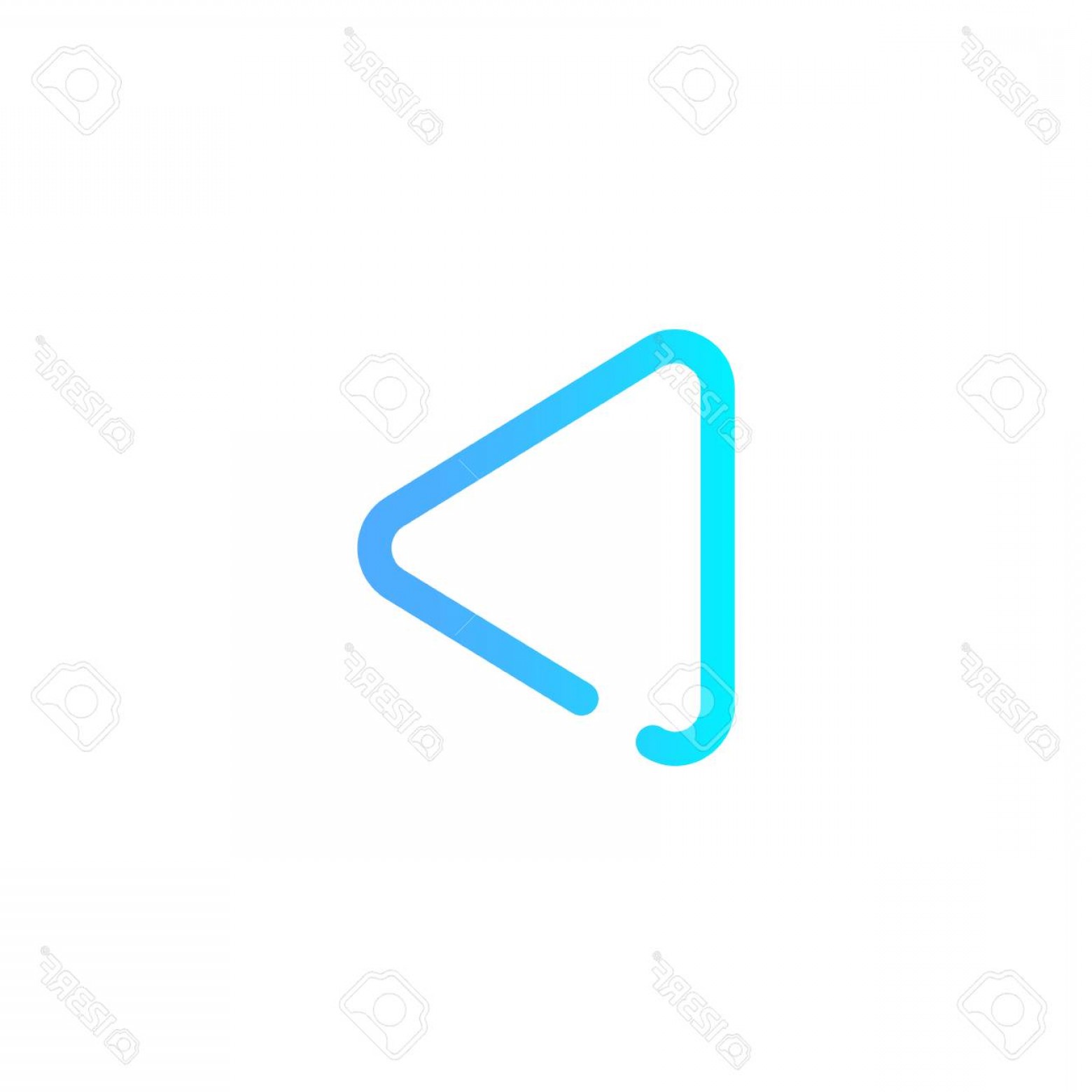 1560x1560 Photostock Vector Triangle Play Vector Icon Play Sign With Clothes