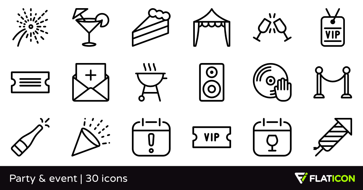 Party Event Free Icons 1200x630 Party Event Free Icons