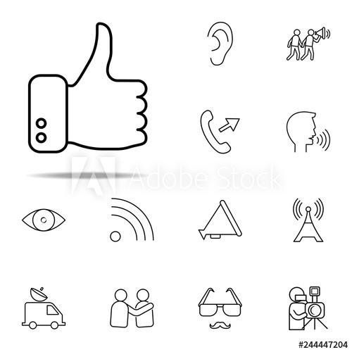 500x500 Hand Everything Is Fine Icon Media, Press Icons Universal Set