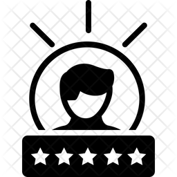 256x256 Experience Icon Of Glyph Style