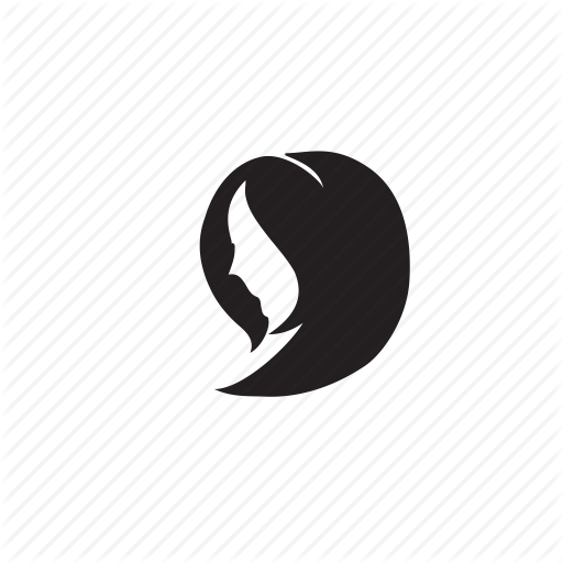 512x512 Face, Girl, Long Hair Icon