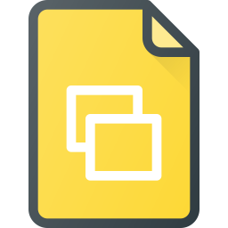 Google Slides Logo Icon Of Colored Outline Style 256x256 Google Slides Logo Icon Of Colored Outline Style