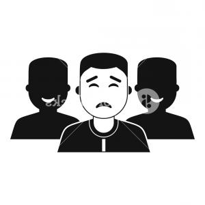 300x300 People Group Icon Simple Illustration Of People Group Vector Icon