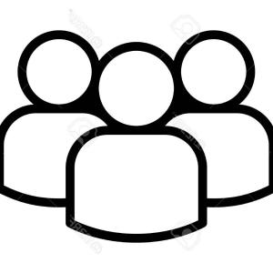 300x300 Photostock Vector Group Of People Or Group Of Users Friends Line