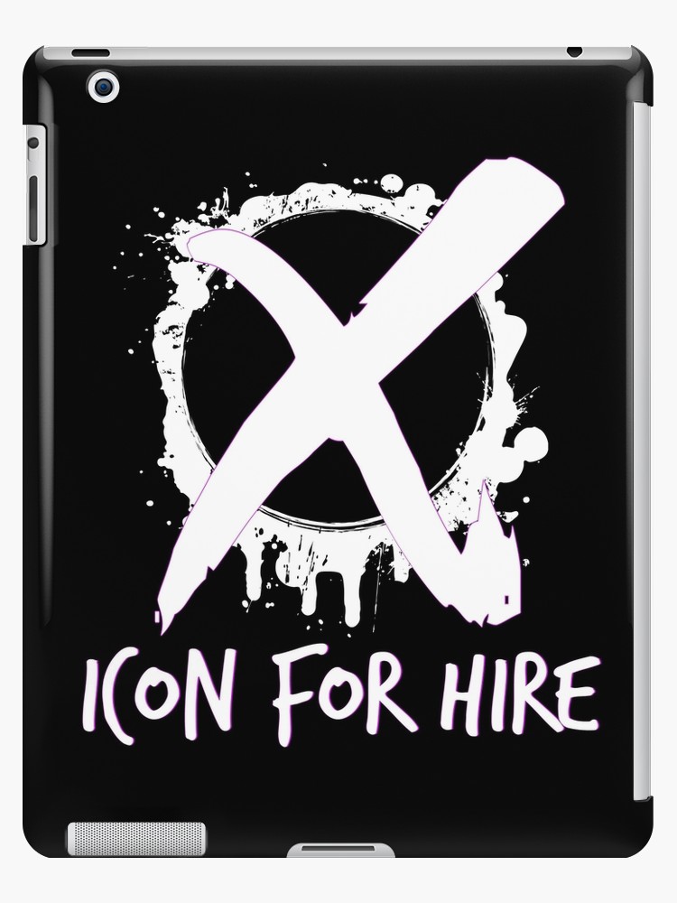 750x1000 Icon For Hire Xo White Text Ipad Case Skin