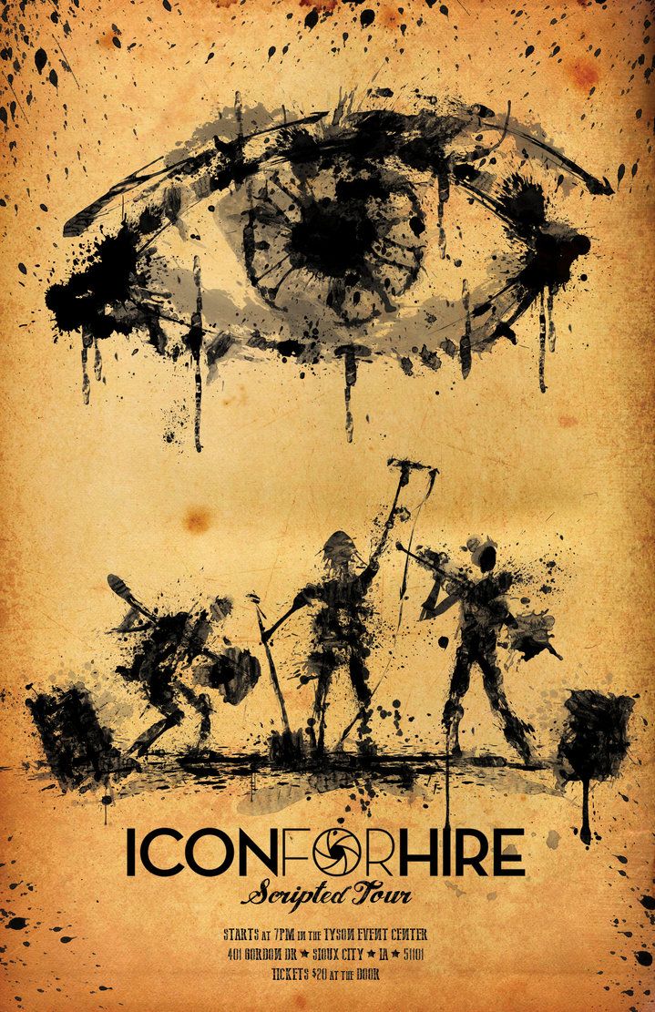 719x1111 Icon For Hire Poster Concept