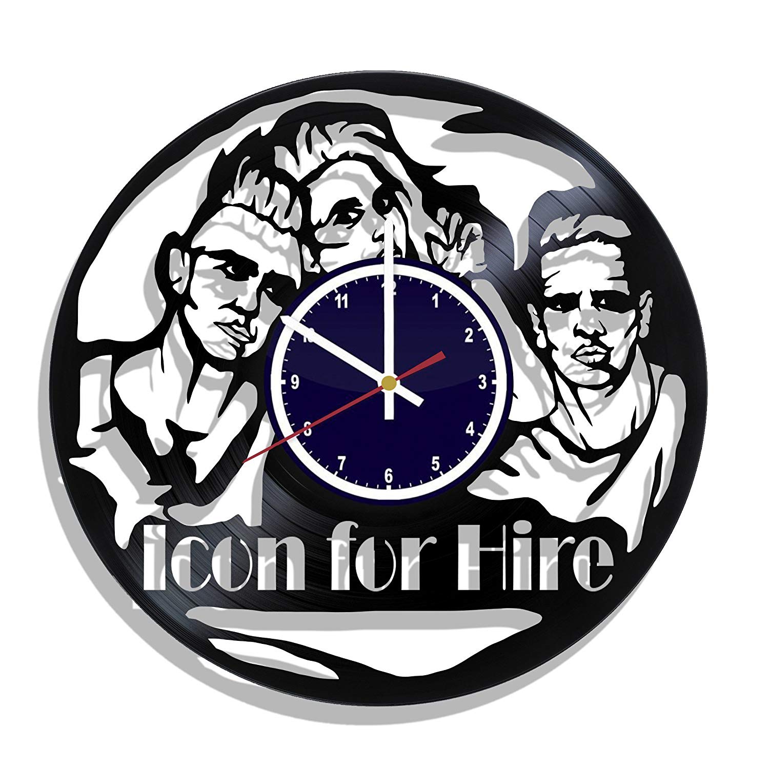 1500x1500 Icon For Hire Rock Band Wall Clock Made From Real