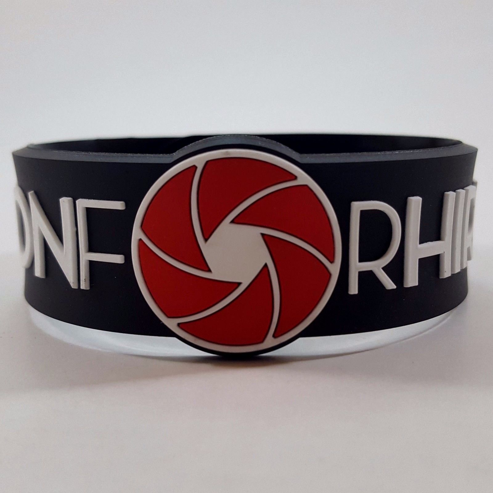 1600x1600 Icon For Hire Rubber Bracelet Wristband Scripted Counting