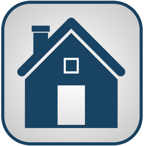 507x512 Blue And White Home Icon, Png Clipart Image