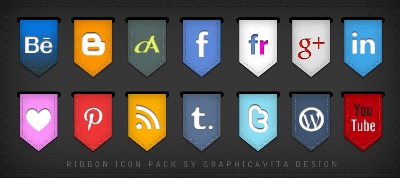400x178 Free Social Media Icons Set With Icon