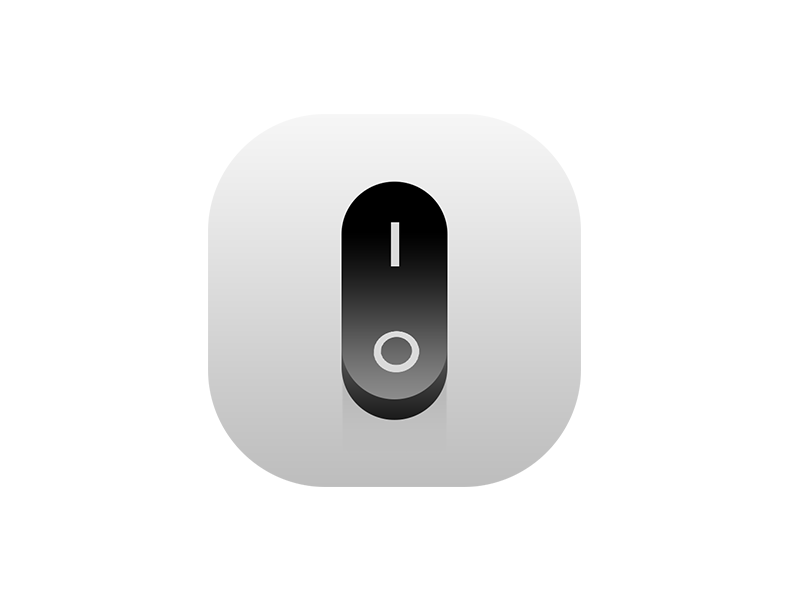 800x600 Simple And Flat Switch Button Icon