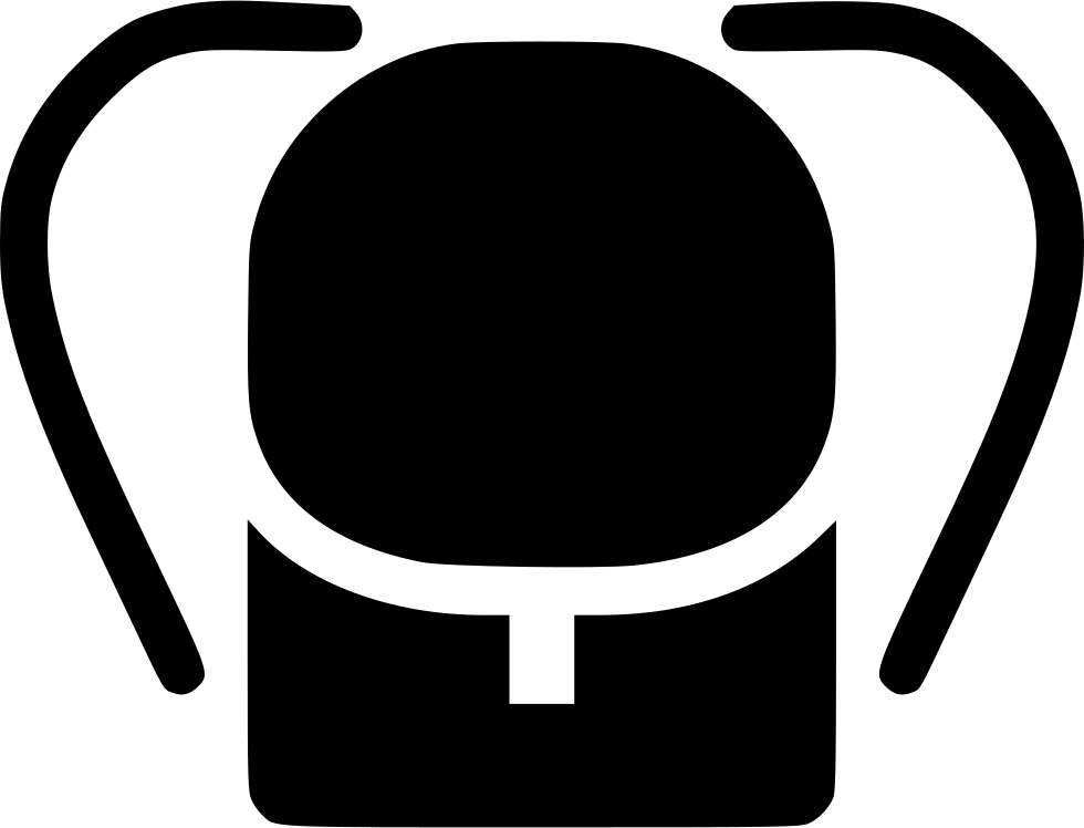 980x748 Backpack Symbol Simple Png Icon Free Download