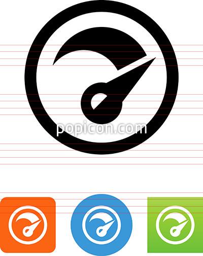 400x503 Speed Gauge Icon