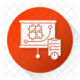 256x256 Strategy Icon Of Flat Style