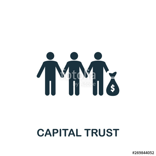 500x500 Capital Trust Icon Creative Element Design From Stock Market