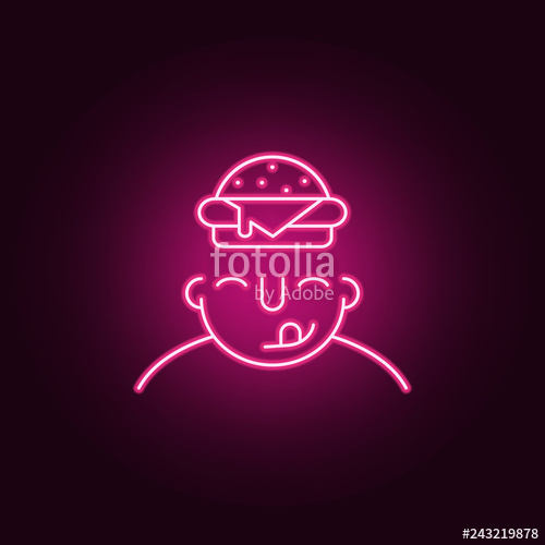 500x500 Hungry On Mind Icon Elements Of What Is In Your Mind In Neon
