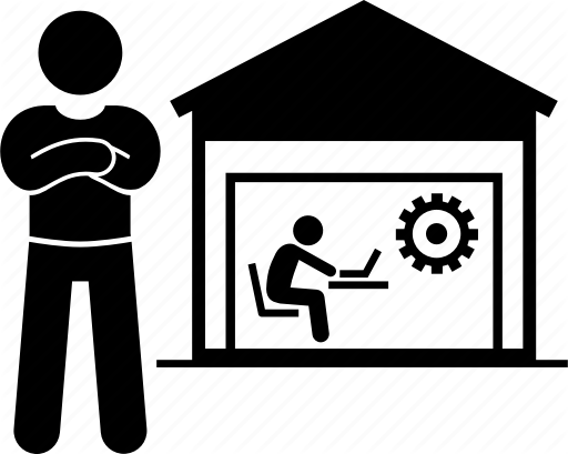 512x409 Company, Founder, Garage, Startup Icon