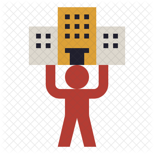 512x512 Company Founder Icon Of Flat Style