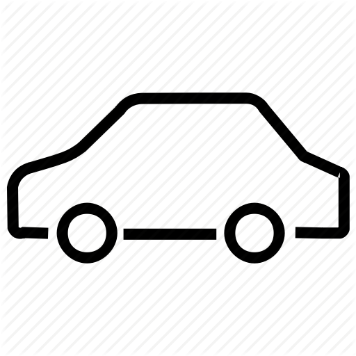 512x512 Car, Four Wheeler, Transport, Travel, Vehicle Icon