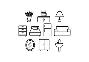 286x200 Furniture Icon Free Vector Art