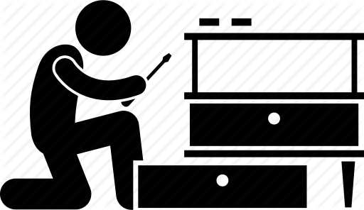 512x296 Assemble, Assembling, Fix, Furniture, Man, Repair, Self Service Icon