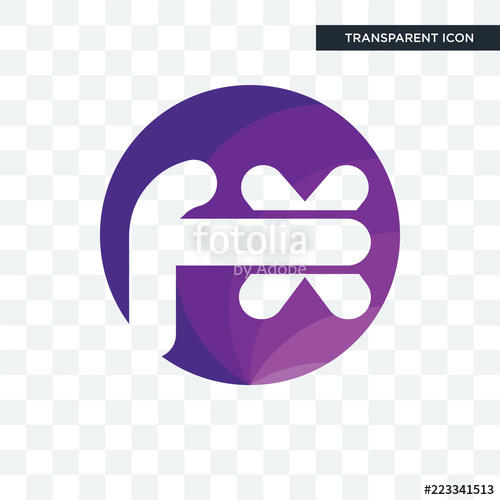 500x500 Fx White Vector Icon Isolated On Transparent Background, Fx White