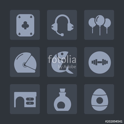 500x500 Premium Set Of Fill Icons Such As Birthday, Office, Helmet, Oil