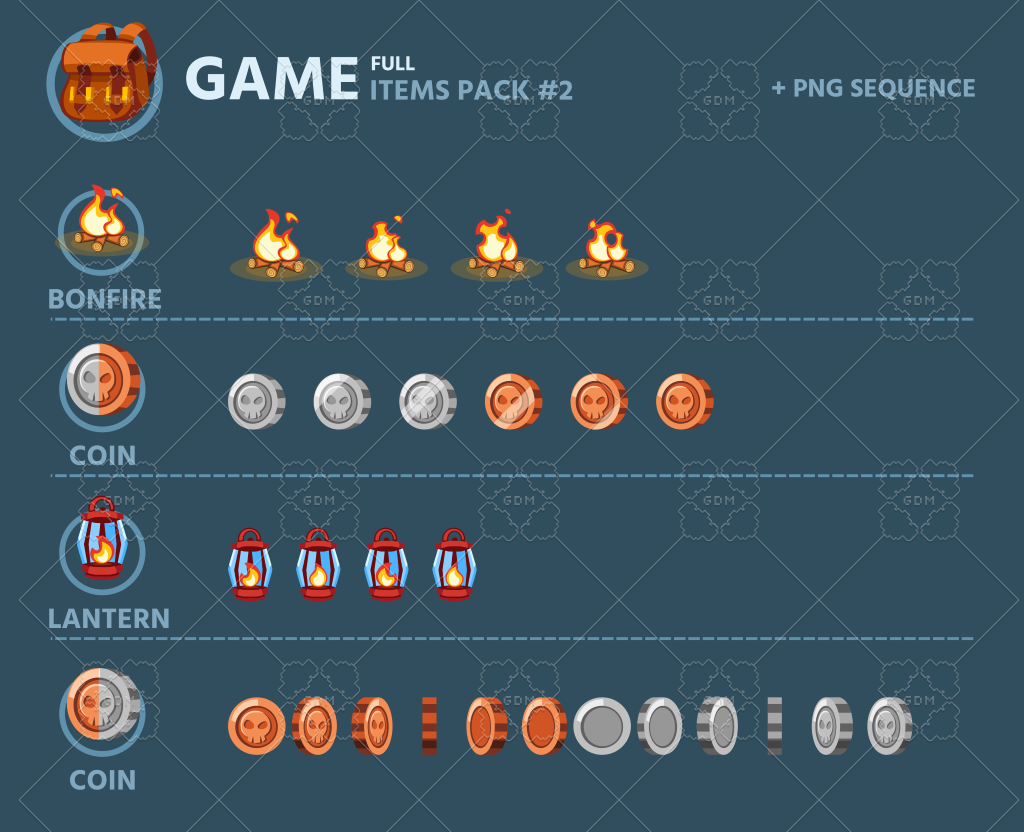 1024x832 Game Items Pack Gamedev Market