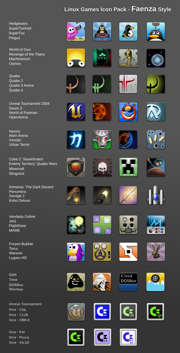 586x1145 Games Icon Pack