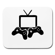 190x190 Video Games Icon Games Gamer Gaming Console Mouse Pad Spreadshirt