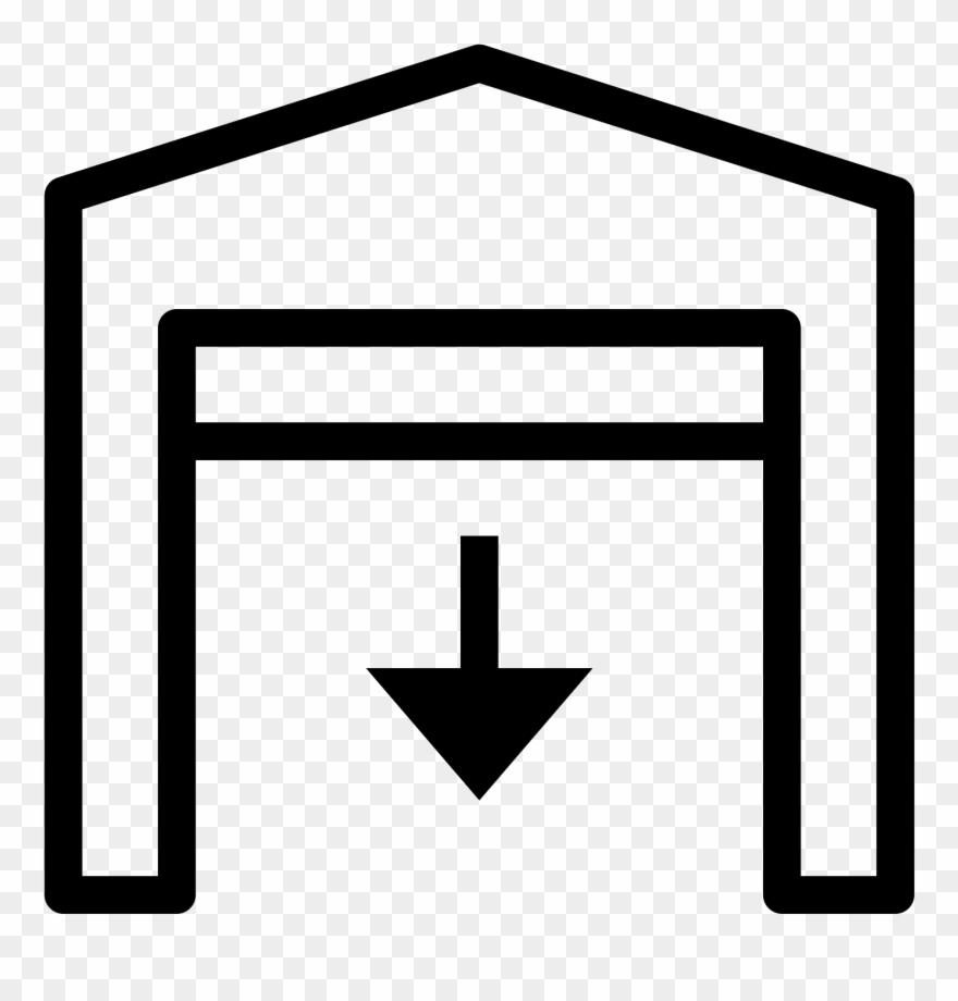880x920 Close Garage Door Icon