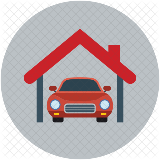 512x512 Garage Icon Of Flat Style