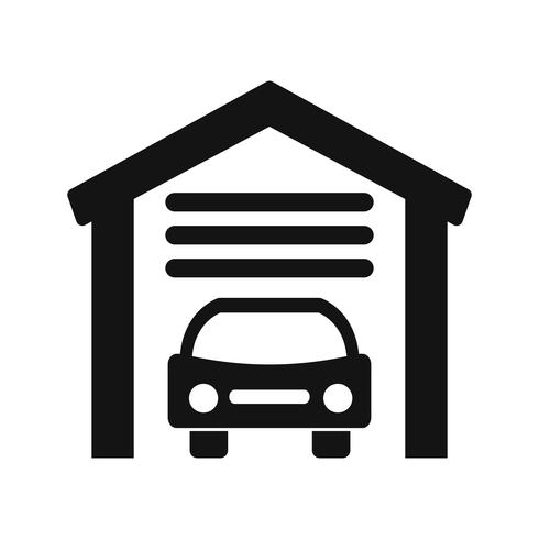 490x490 Garage Vector Icon