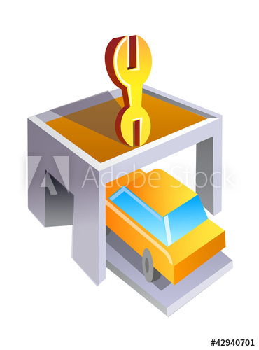 370x500 Vector Icon Garage
