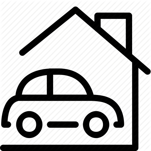 512x512 Car, Garage, Home, House, Vehicle Icon